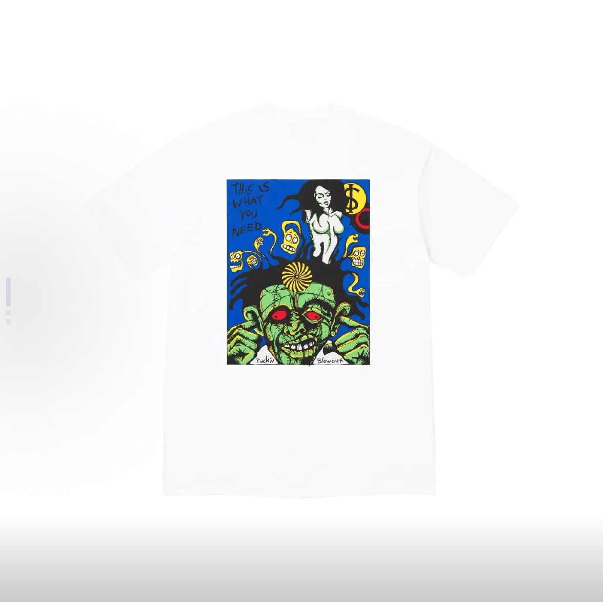 SUPREME スュプリーム ブロードウェイTシャツ フラットシルク印刷 ブラック ホワイト 全2色 - 画像 2