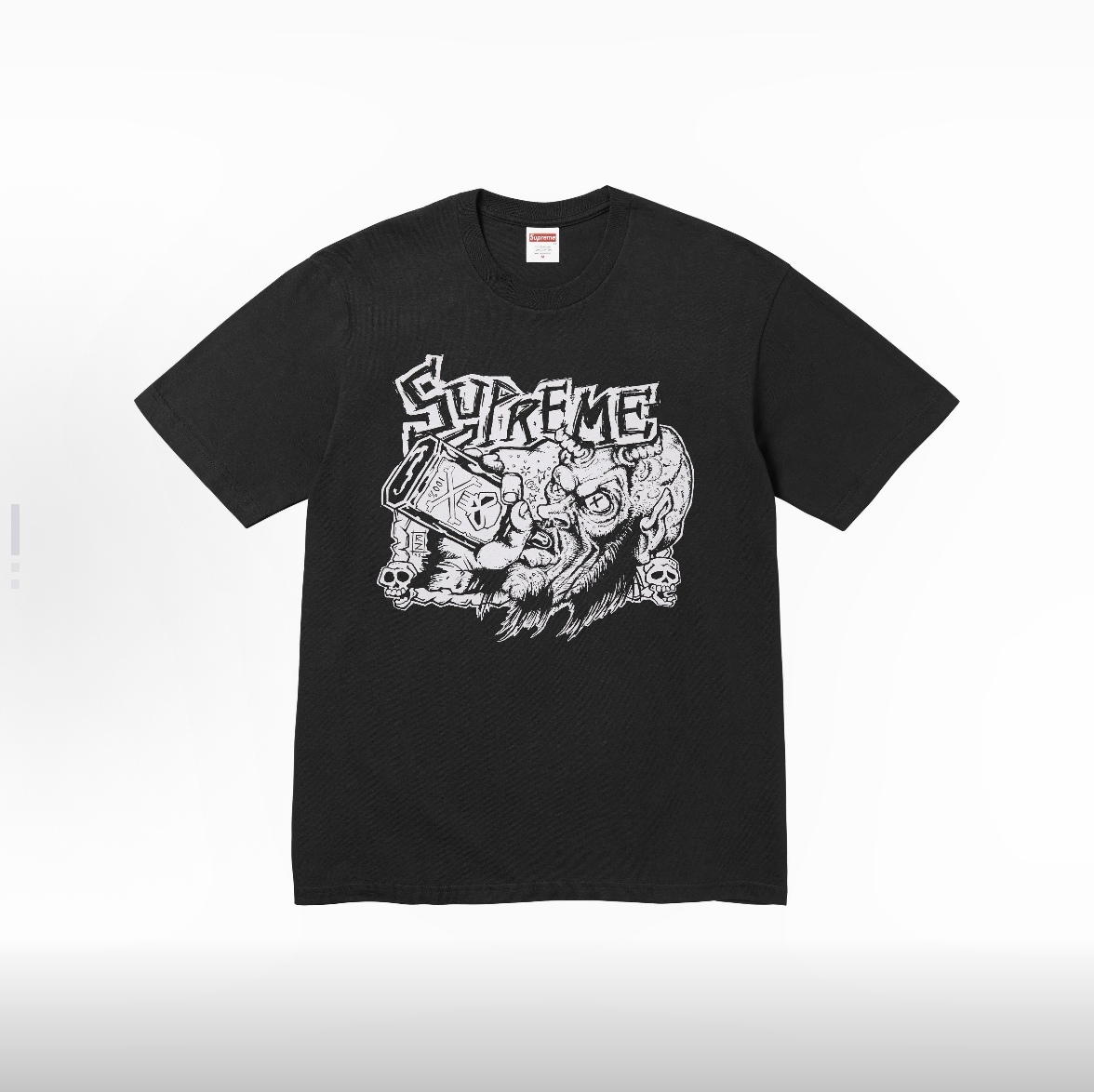SUPREME スュプリーム ブロードウェイTシャツ フラットシルク印刷 ブラック ホワイト 全2色 - 画像 3