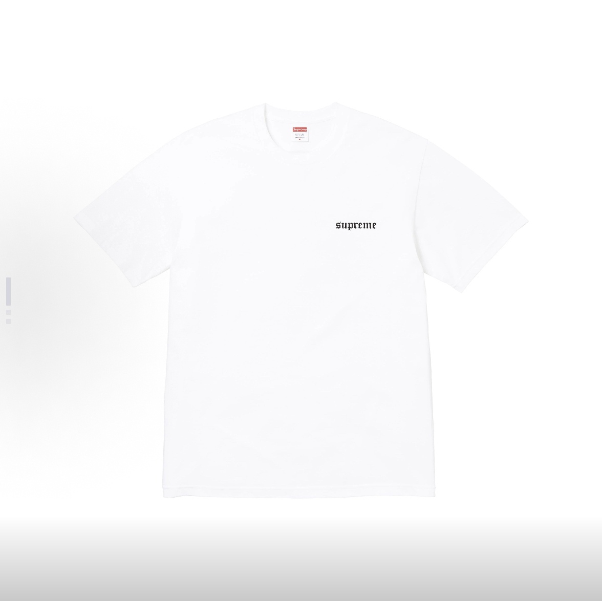 SUPREME スュプリーム オールドスクールTシャツ フラッグ ミリタリー ロゴ 男女兼用 ブラック ホワイト 全2色 - 画像 4