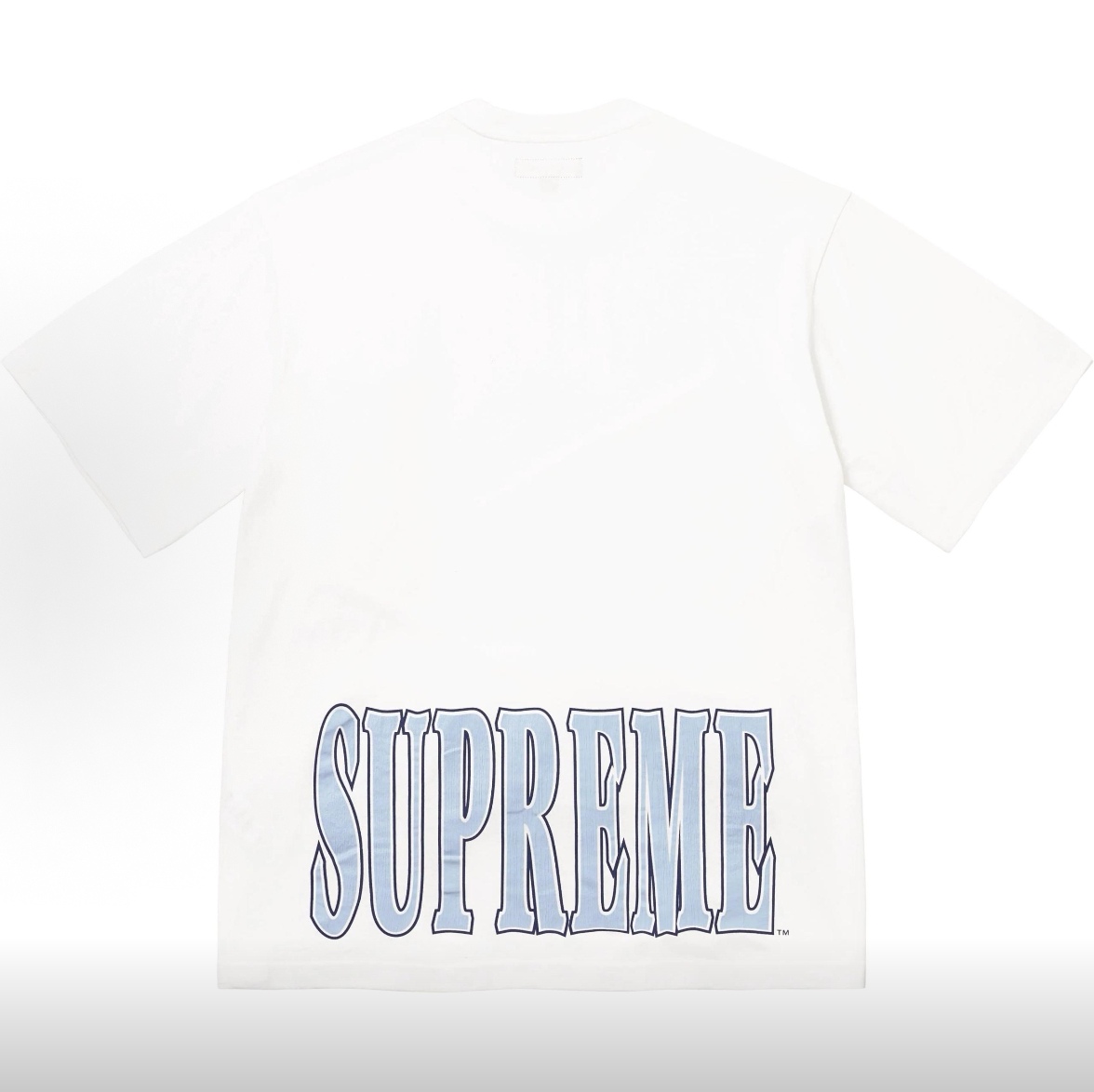SUPREME スュプリーム クラックロゴTシャツ フロントロゴ 黒 白 全2色 - 画像 2