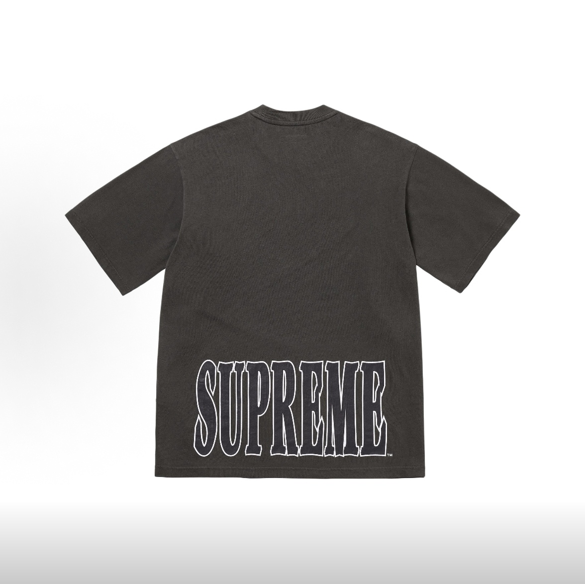 SUPREME スュプリーム クラックロゴTシャツ フロントロゴ 黒 白 全2色 - 画像 4