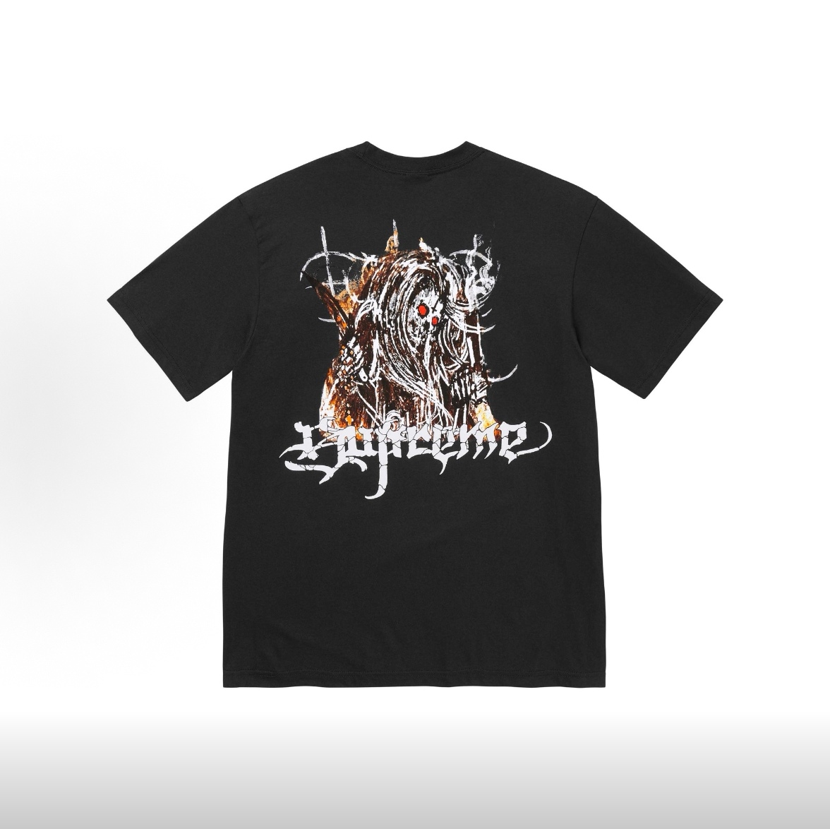 SUPREME スュプレム メンズ半袖Tシャツ ファッションTシャツ ブラック ホワイト - 画像 3