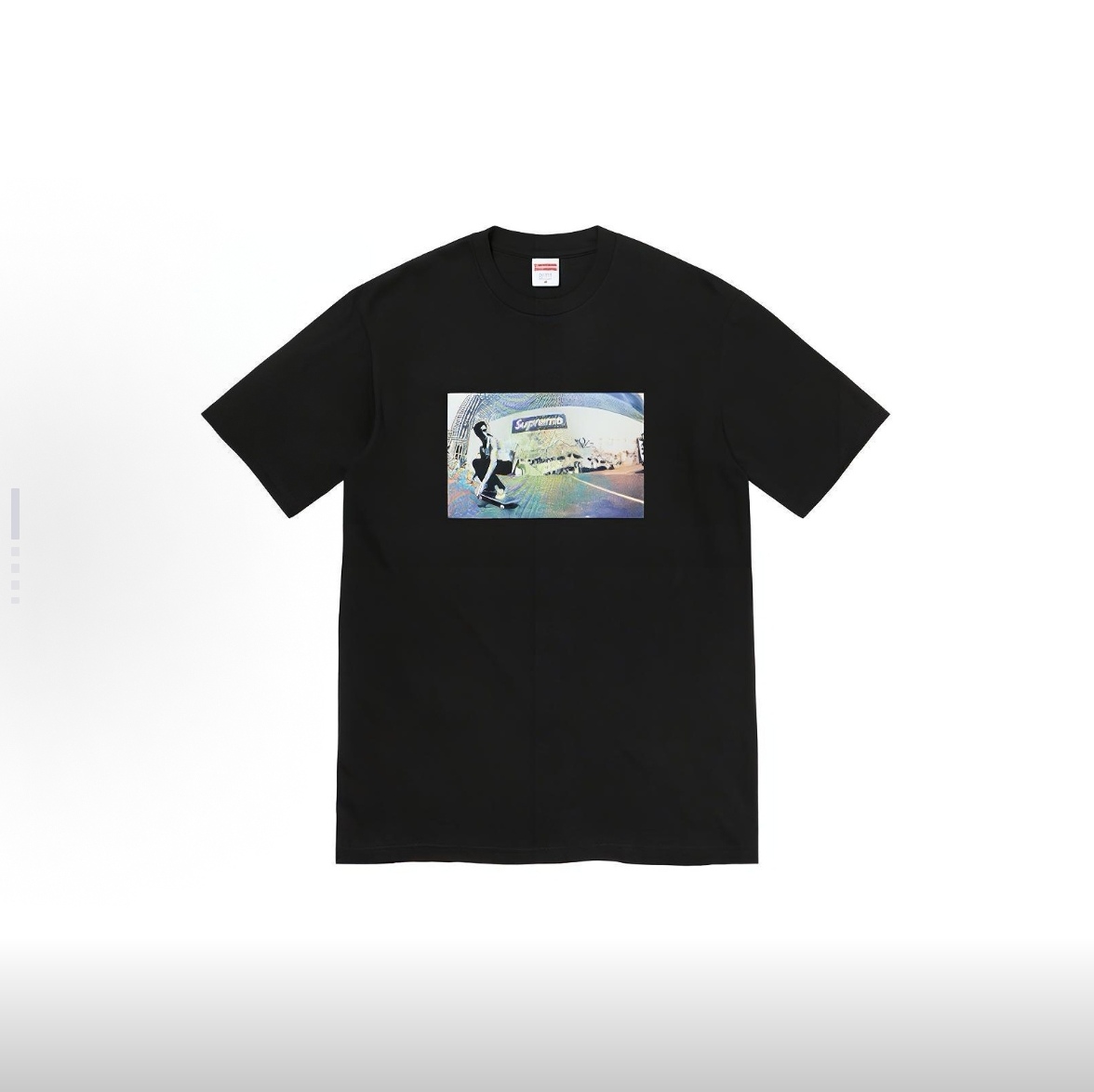 SUPREME スュプリーム ディランTシャツ フロントグラフィック ブラック ホワイト