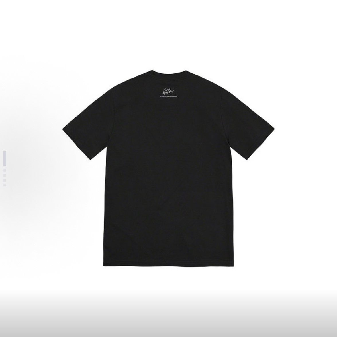 SUPREME スュプリーム ディランTシャツ フロントグラフィック ブラック ホワイト - 画像 2