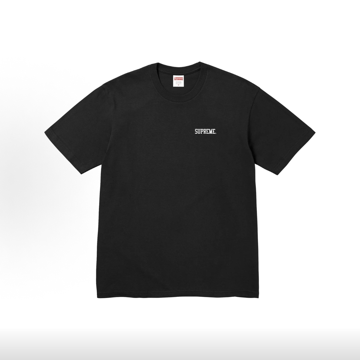 SUPREME スュプリーム ロゴTシャツ ファッションTシャツ ブラック ホワイト - 画像 2