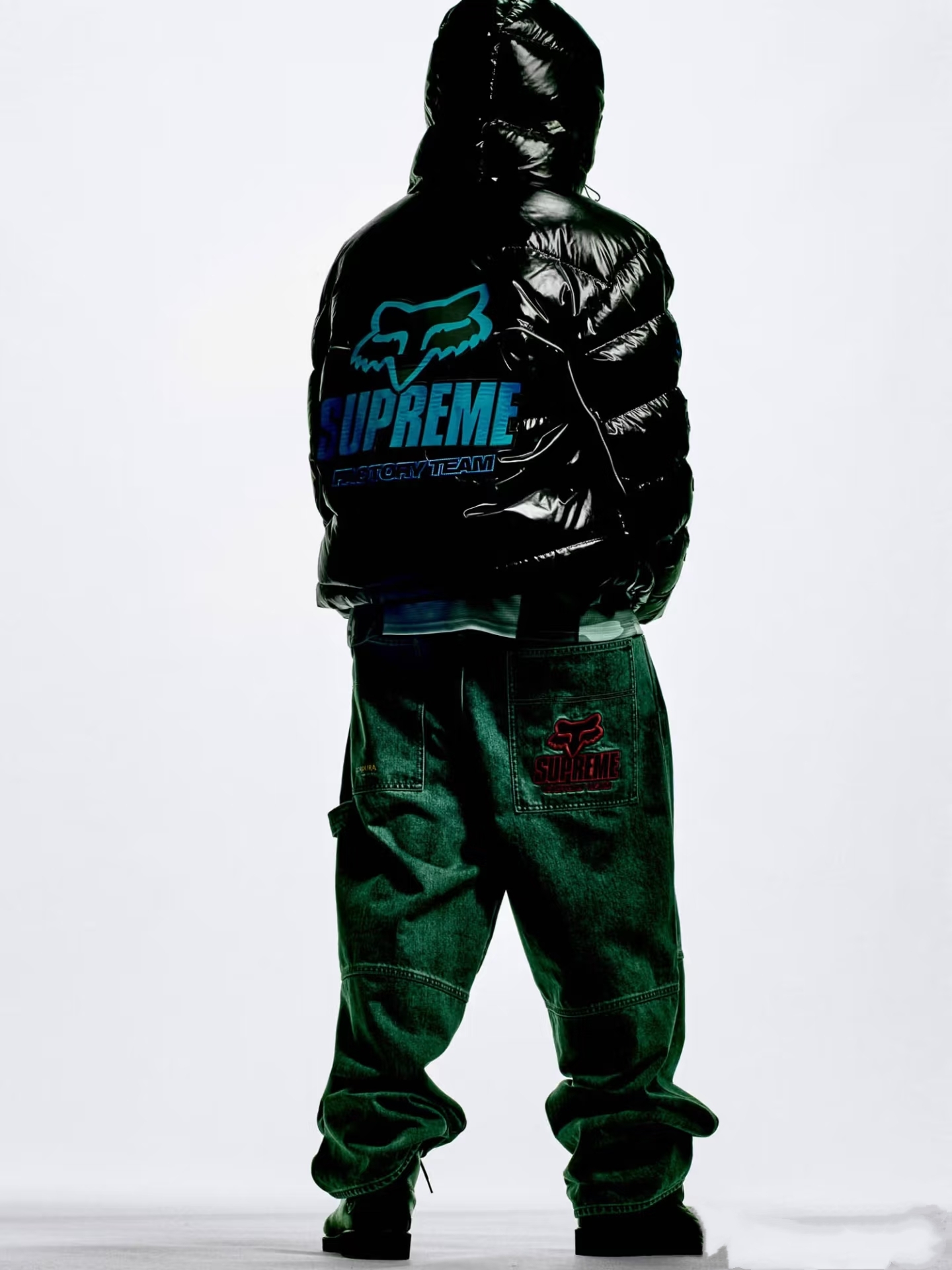 SUPREME スーパー 保温ジャケット ファクトリーチーム レッド ブラック 全2色 - 画像 6