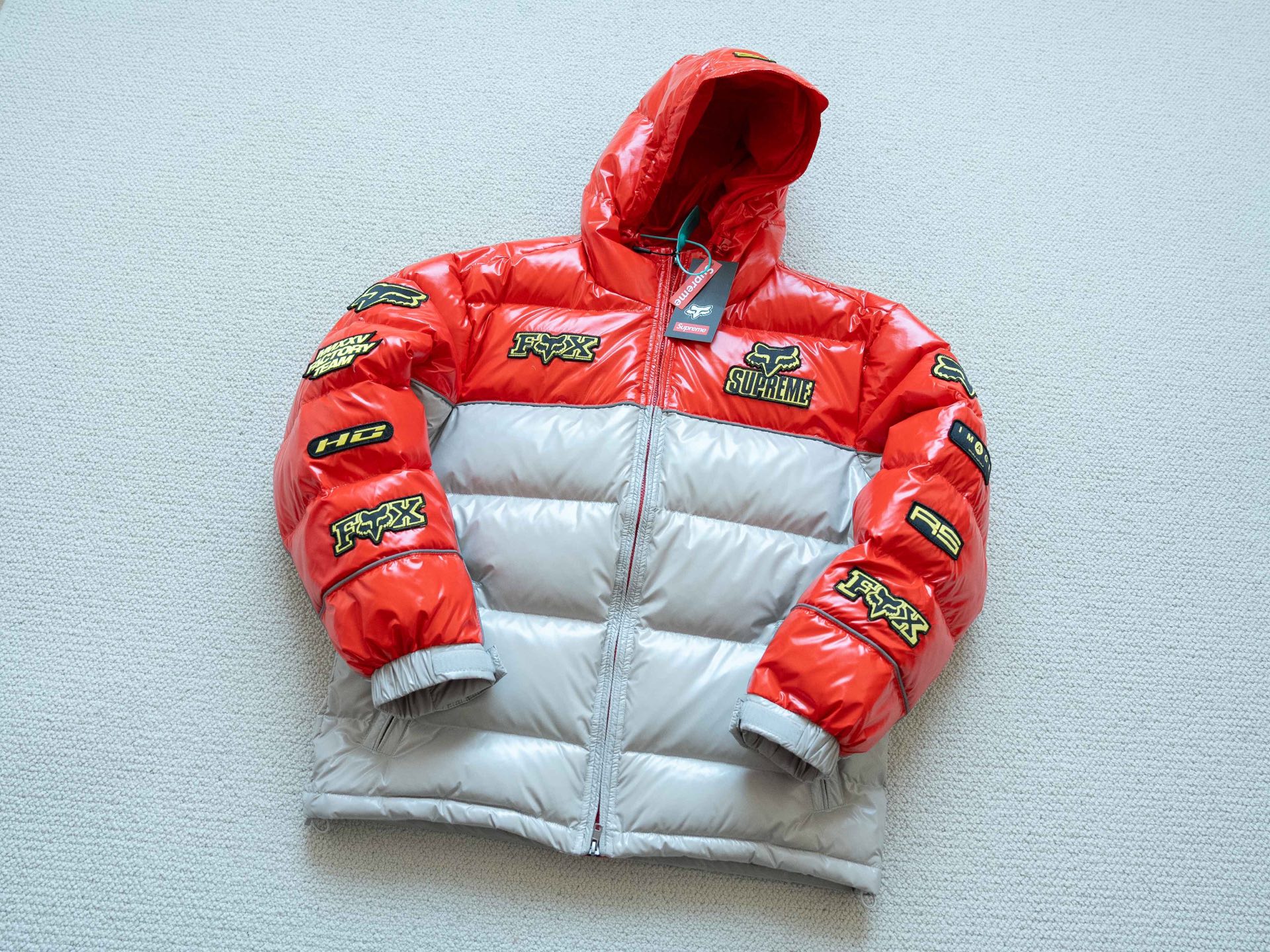 SUPREME スーパーイースト ファクトリーチーム コラボ ダウンジャケット 全2色 - 画像 3