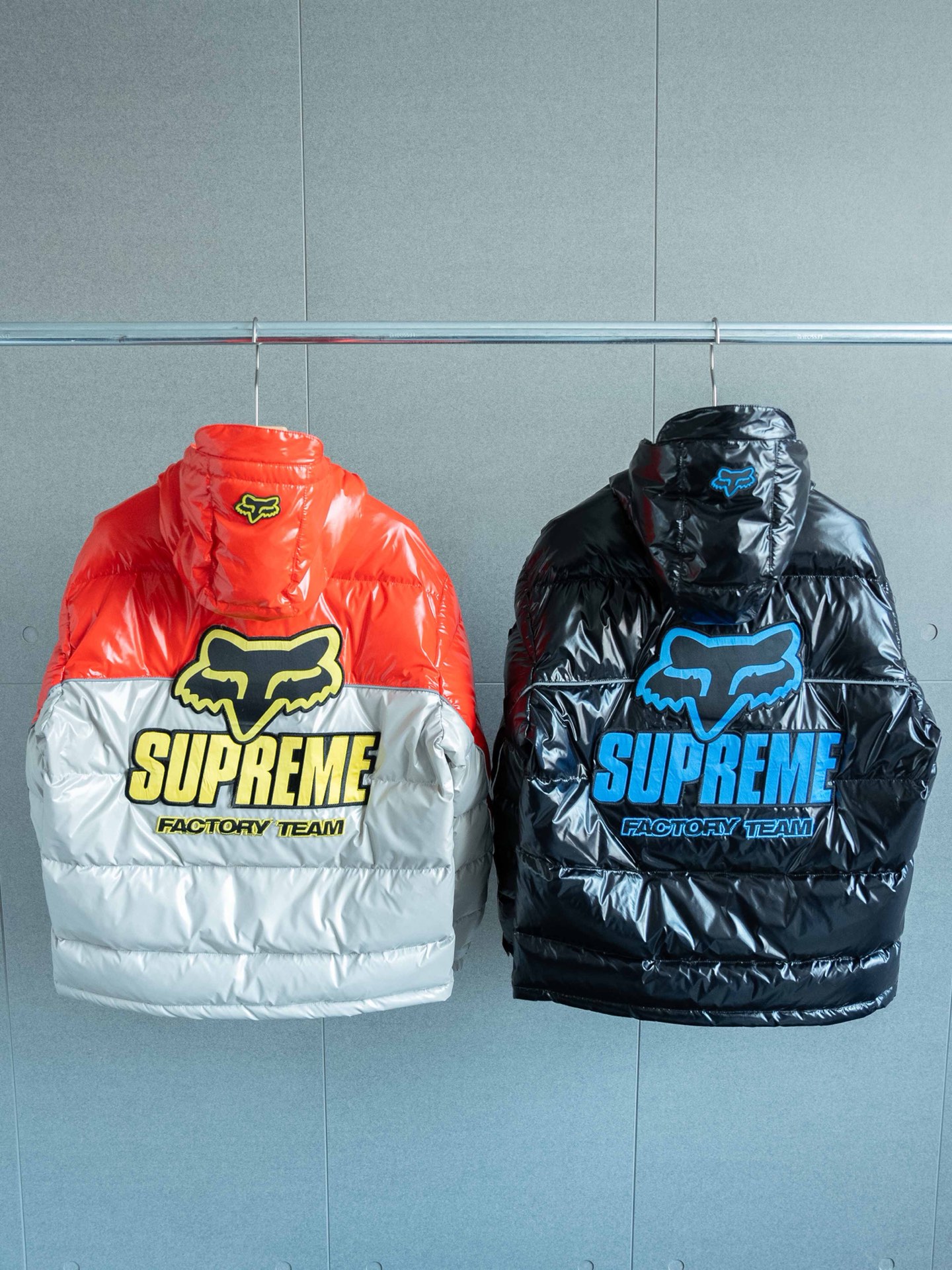 SUPREME スーパーイースト ファクトリーチーム コラボ ダウンジャケット 全2色 - 画像 2