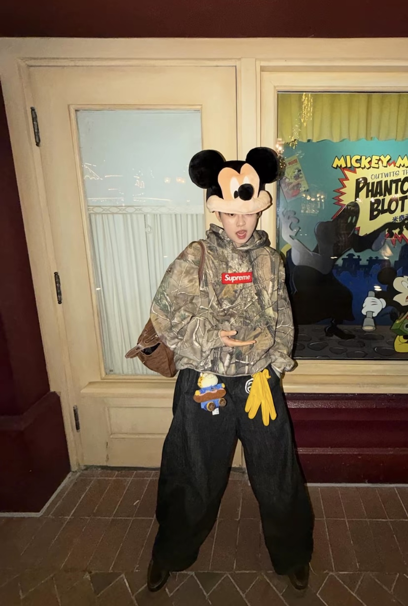 SUPREME スュプリーム フード付きスウェットシャツ カモフラージュ 全1色 - 画像 2