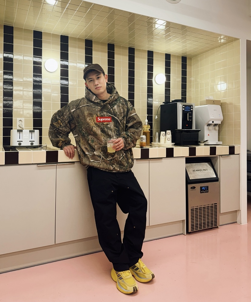 SUPREME スュプリーム フード付きスウェットシャツ カモフラージュ 全1色 - 画像 3