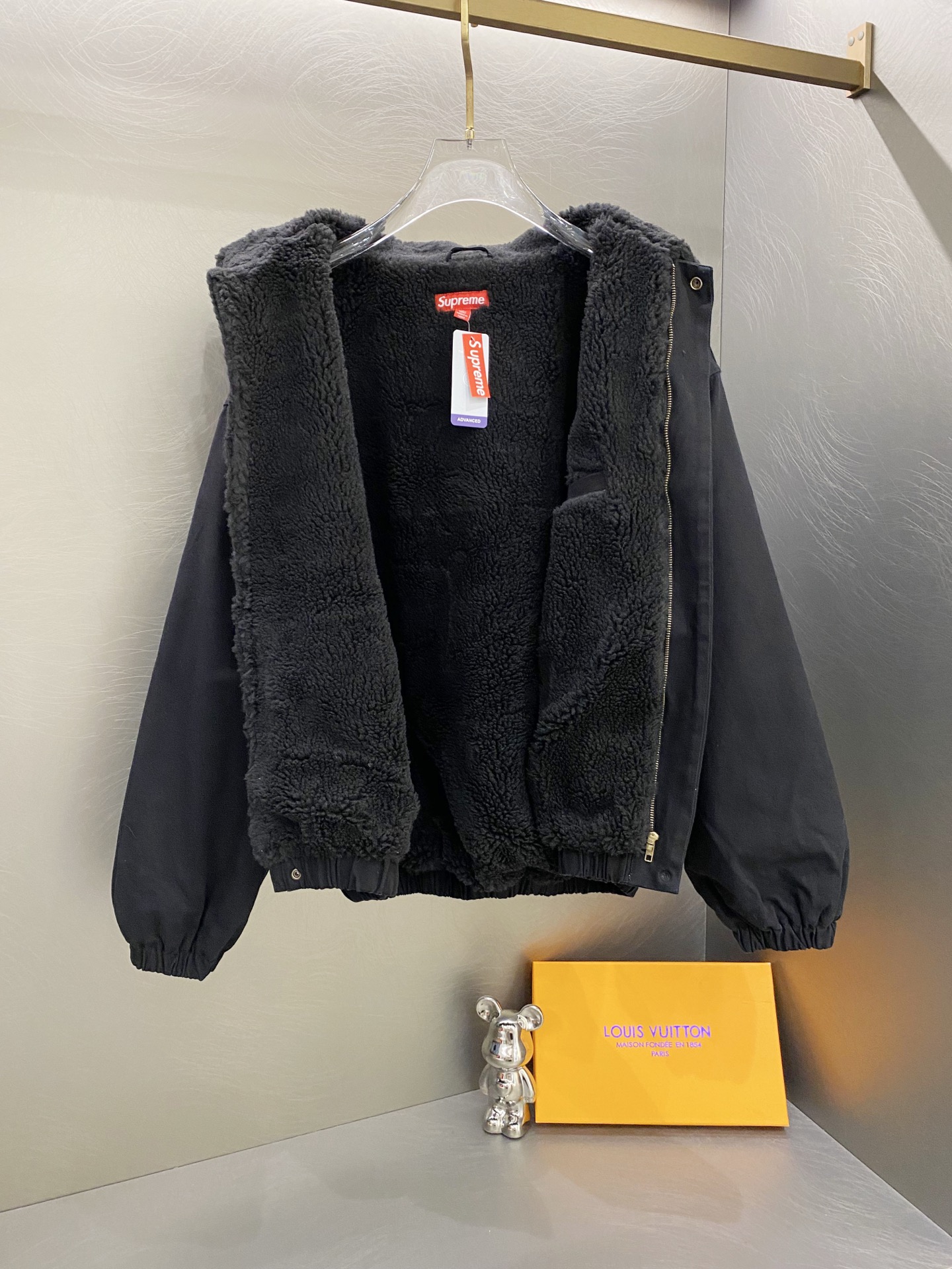 Supreme スーパー フード付きジャケット 保温 軽量 全2色 - 画像 5