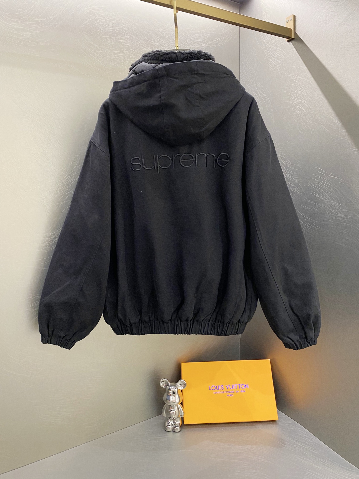 Supreme スーパー フード付きジャケット 保温 軽量 全2色 - 画像 9