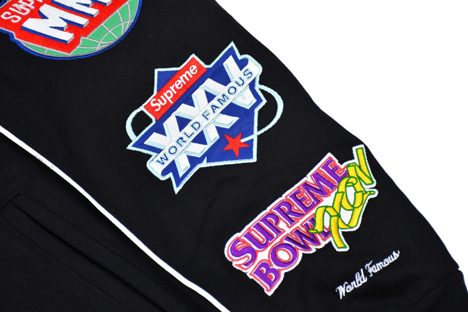 SUPREME スュプリーム フルジップパーカー フルジップ ブラック - 画像 4