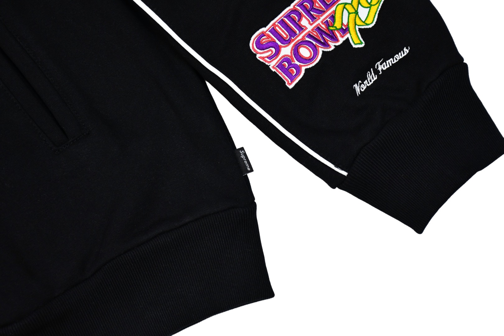 SUPREME スュプリーム フルジップパーカー フルジップ ブラック - 画像 5