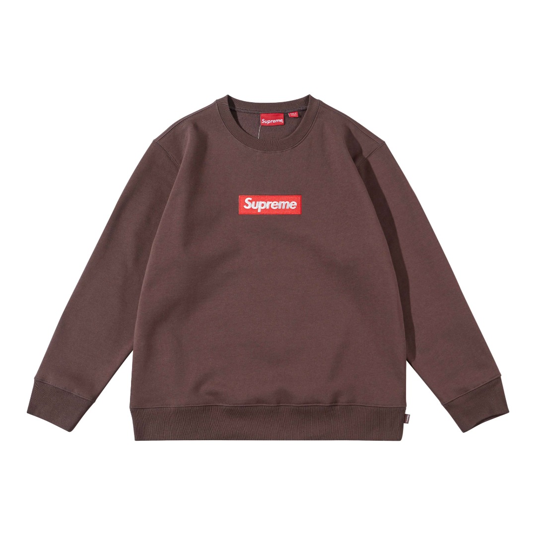 SUPREME スーパー ボックスロゴクルーネック スウェットシャツ メンズ 全3色 - 画像 2