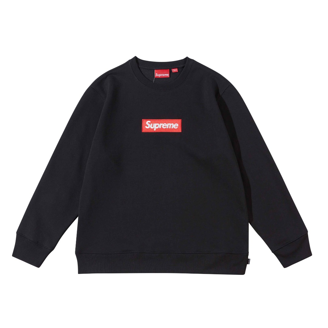 SUPREME スーパー ボックスロゴクルーネック スウェットシャツ メンズ 全3色 - 画像 3