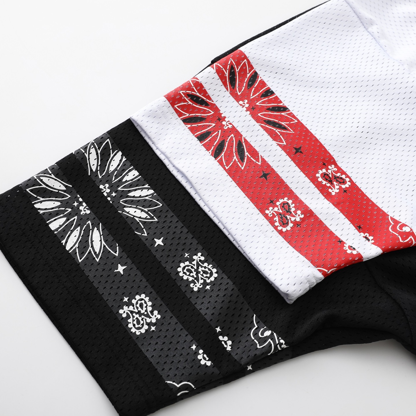 SUPREME スーパー フラットシューズ バンダナ柄 39 ブラック ホワイト レッド 全3色 - 画像 9