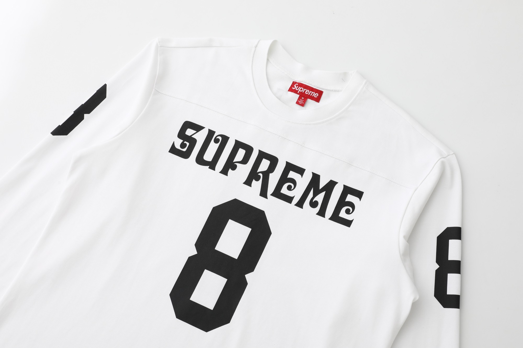 SUPREME スーパー�� + サイズ: M + ロングスリーブTシャツ + ファッションTシャツ + ブラック ホワイト ネイビー ダークグレー 全4色 - 画像 5