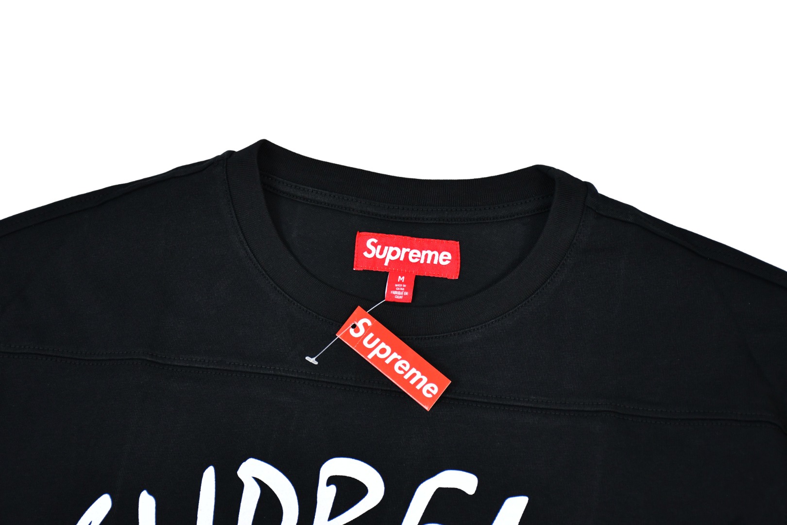 SUPREME スュプリーム フットボールTシャツ 本革 99 100%コットン 全2色 - 画像 4