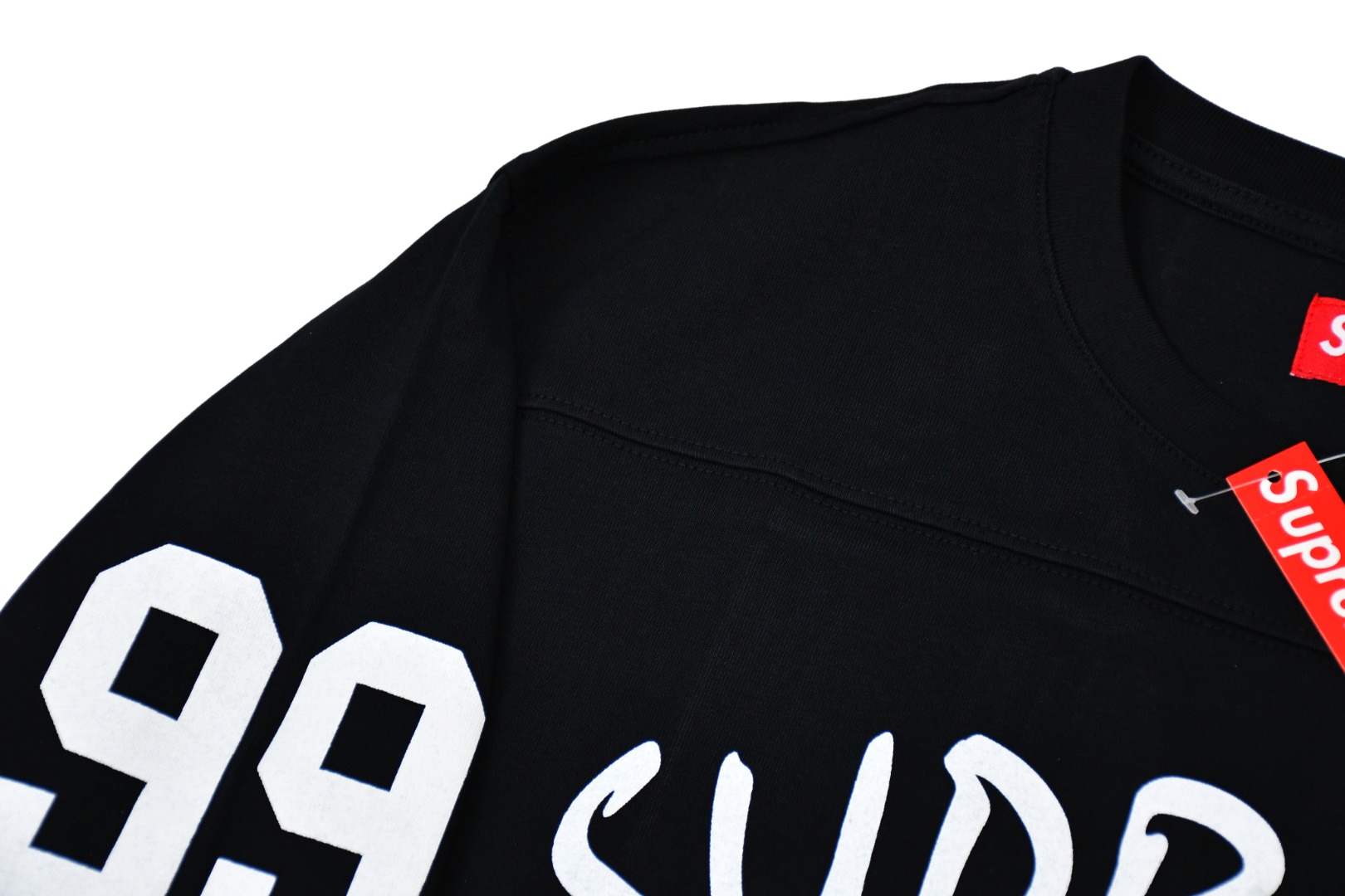 SUPREME スュプリーム フットボールTシャツ 本革 99 100%コットン 全2色 - 画像 7