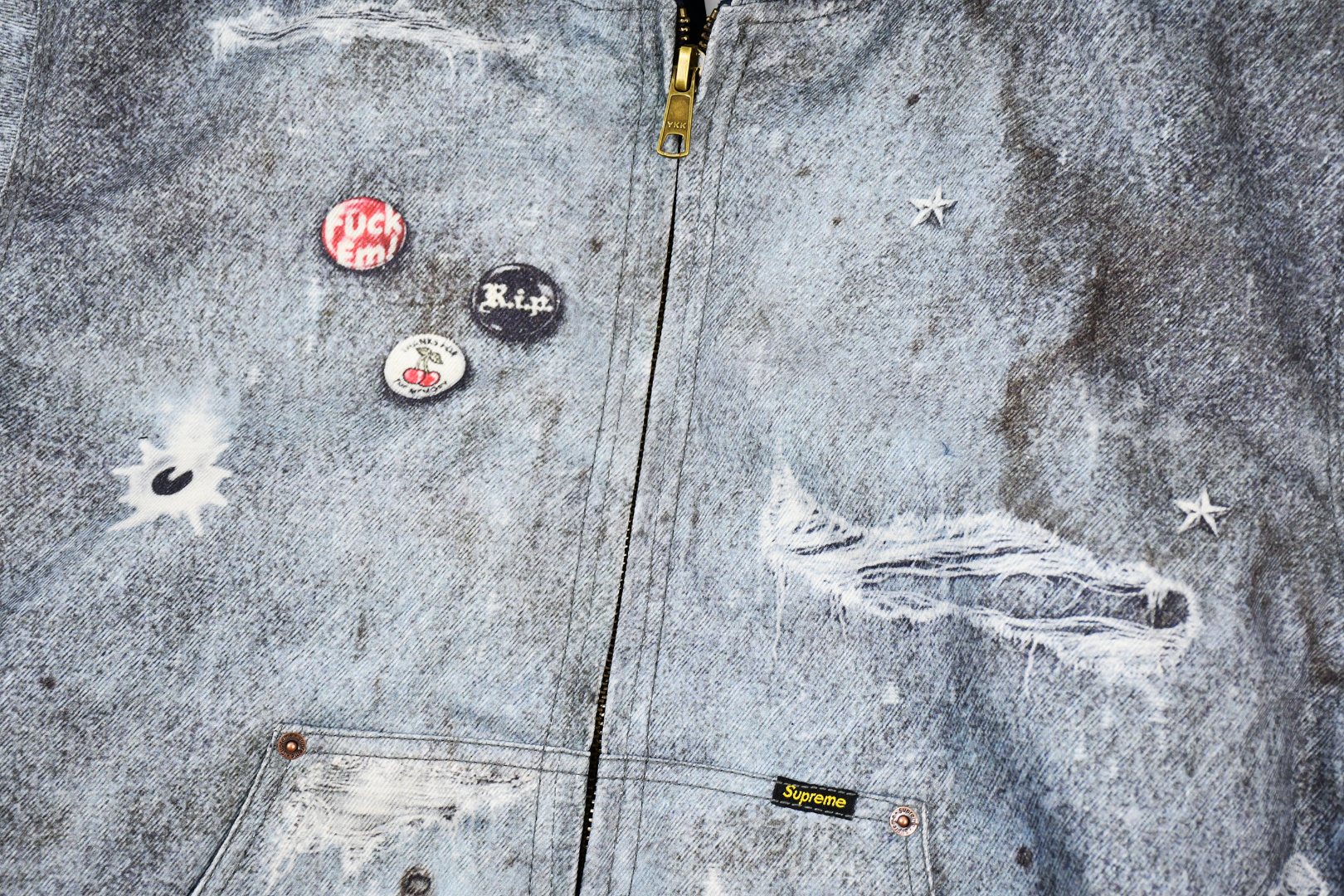 SUPREME スュプレーム デニムジャケット 3M サイズ表記 3M THINSULATE インサレーション ブルゾン 1色展開 - 画像 4