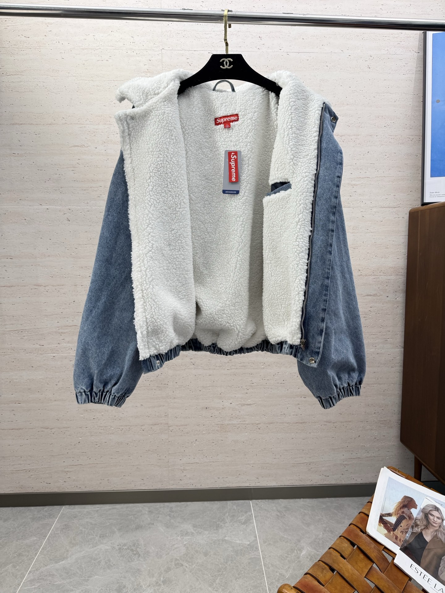 Supreme スュプリーム デニムジャケット 本革 軽量 ファッション 全2色 - 画像 5