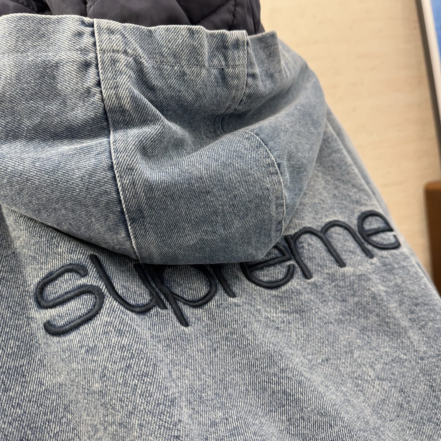 P499Supreme スーパー�� デニムジャケット 通勤 防寒 全1色 - 画像 8