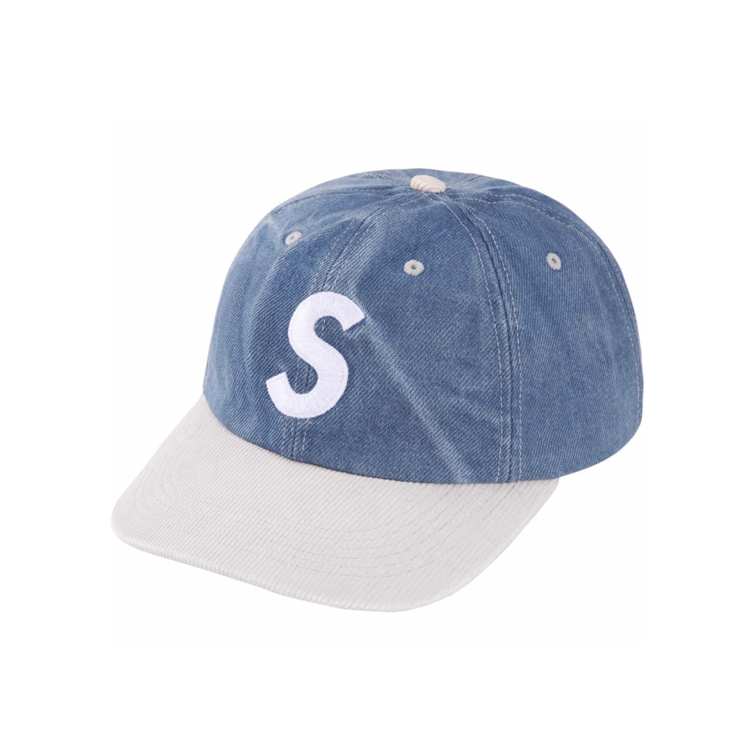 SUPREME スュプリーム 2-TONE S LOGO 6-PANEL デニム ロゴキャップ 全6色