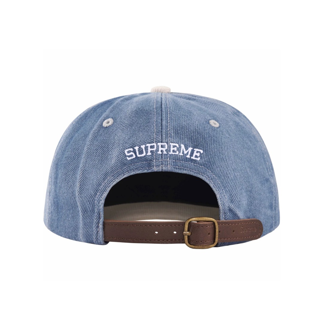 SUPREME スュプリーム 2-TONE S LOGO 6-PANEL デニム ロゴキャップ 全6色 - 画像 3