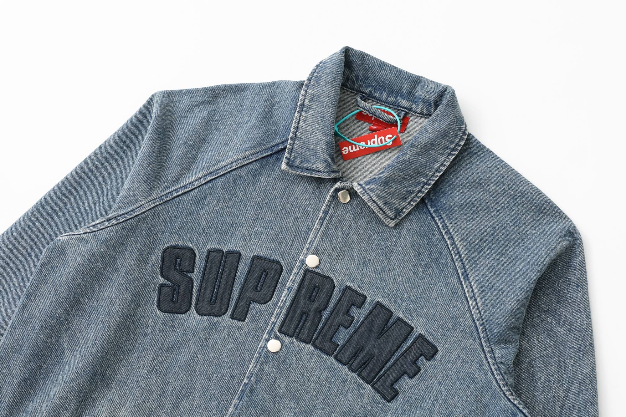 SUPREME スュプリーム デニムコーチジャケット メンズ レディース 全3色 - 画像 2