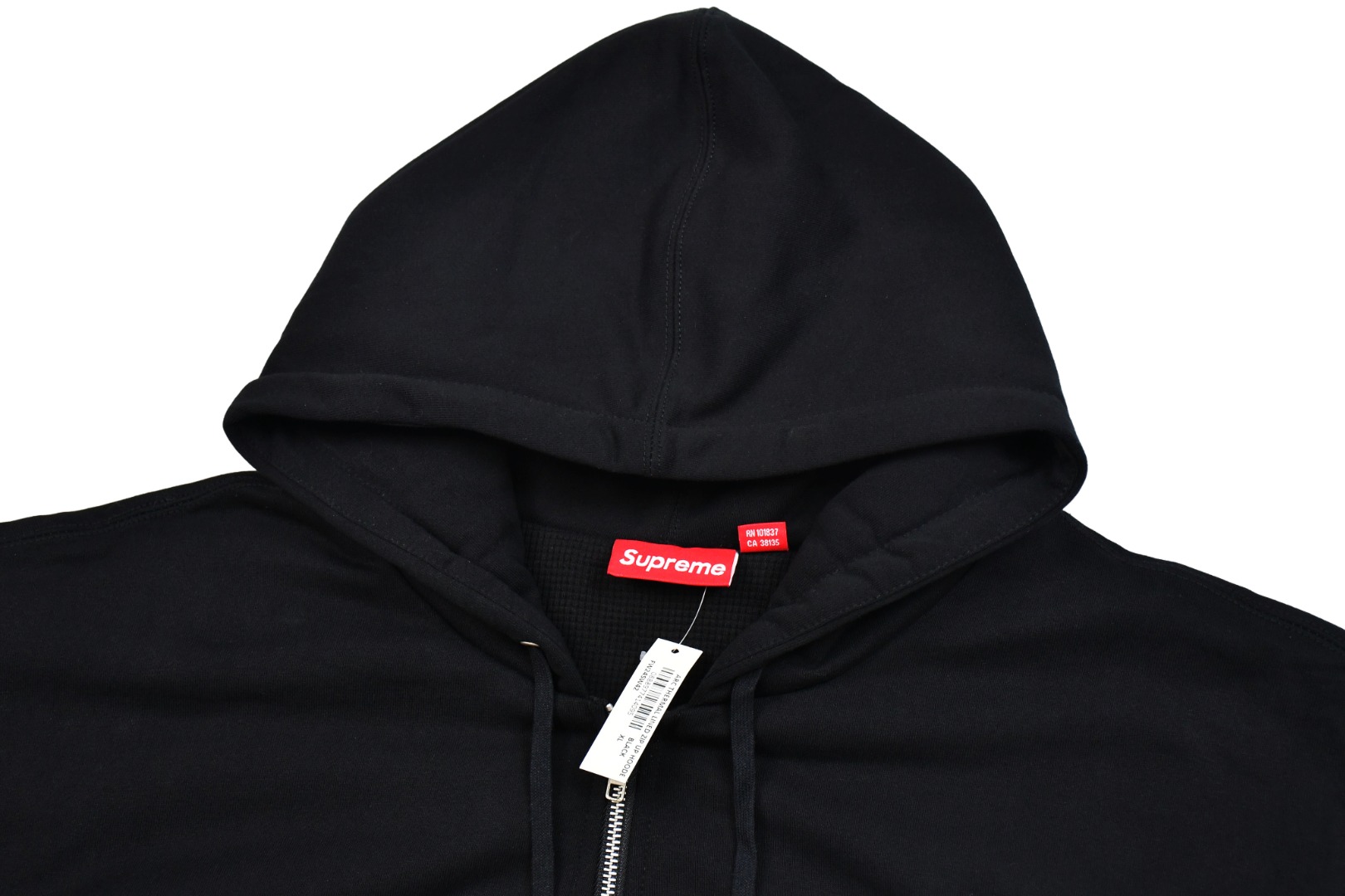 SUPREME スゥプリーム ARC THERMAL LINED ZIP UP HOODED フリース裏地 フード付きスウェット 全4色 - 画像 2