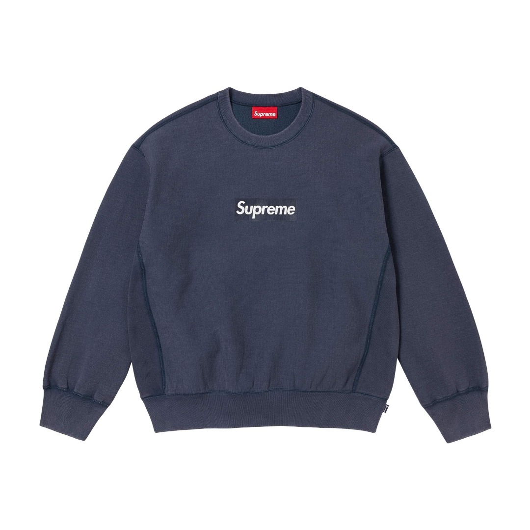 Supreme スュプリーム ボックスロゴスウェットシャツ 水洗加工 5色展開