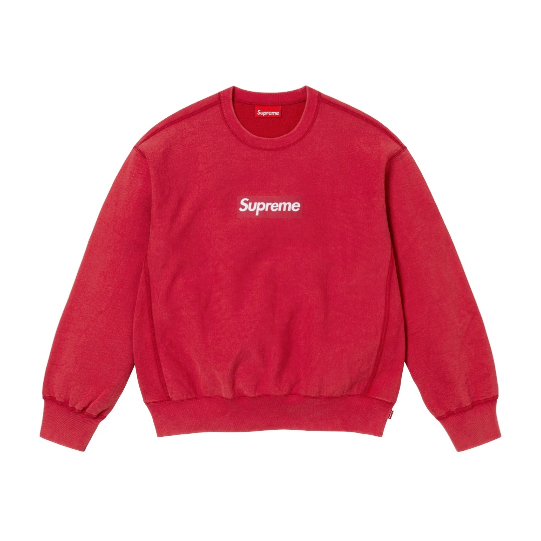 Supreme スュプリーム ボックスロゴスウェットシャツ 水洗加工 5色展開 - 画像 7