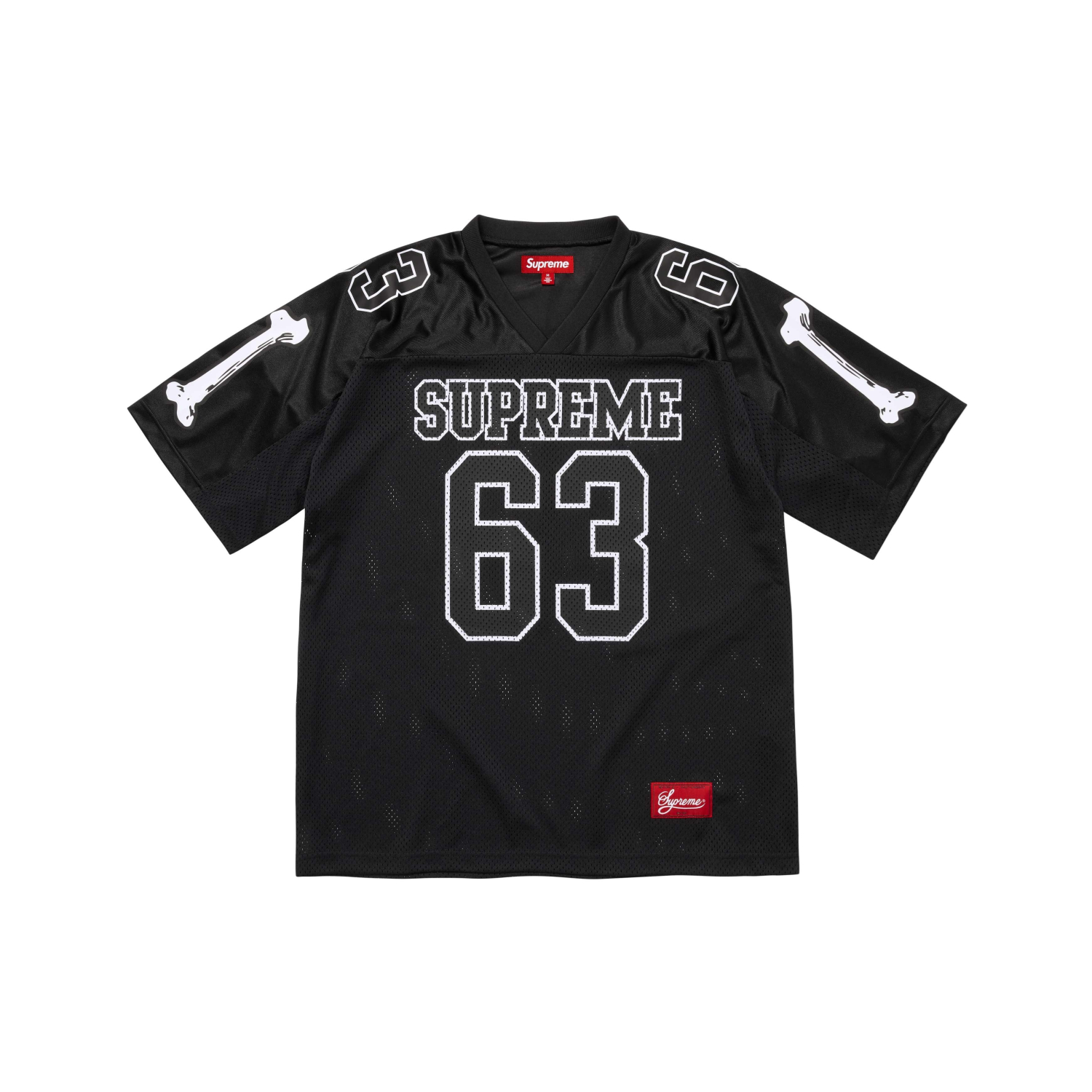 SUPREME スュプリーム フットボールジャージ 300g網眼 メッシュ 半袖 全2色
