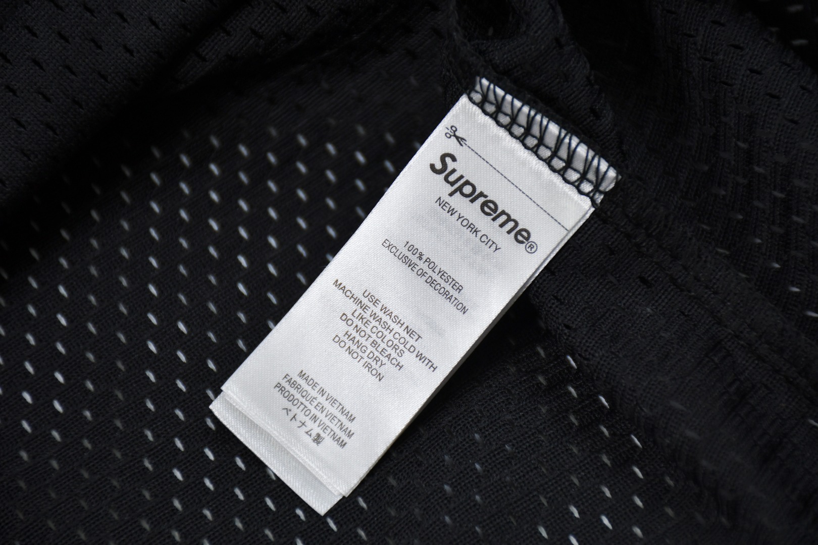 SUPREME スュプリーム フットボールジャージ 300g網眼 メッシュ 半袖 全2色 - 画像 3