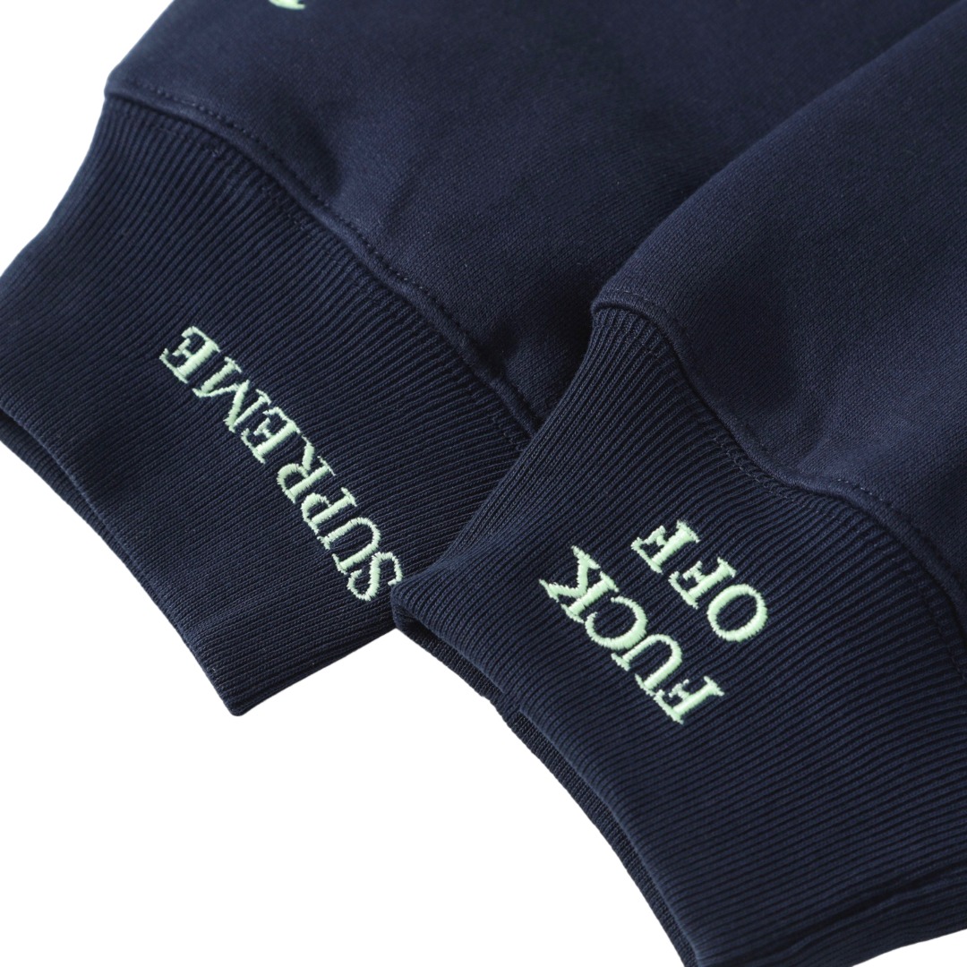 SUPREME スーパー フルジップパーカー フルジップ パーカー 黒 藏青 灰色 全3色 - 画像 5