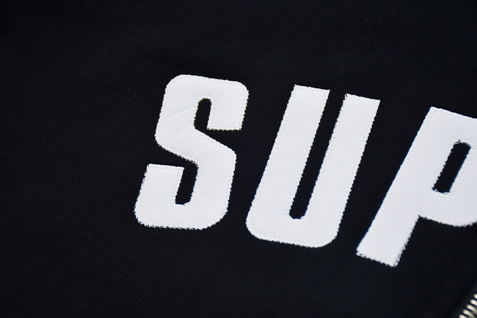 SUPREME スュプリーム ジップアップフード付きパーカー ワッフル素材 耐久性 ブラック レッド ホワイト グレー ブルー 全5色 - 画像 5