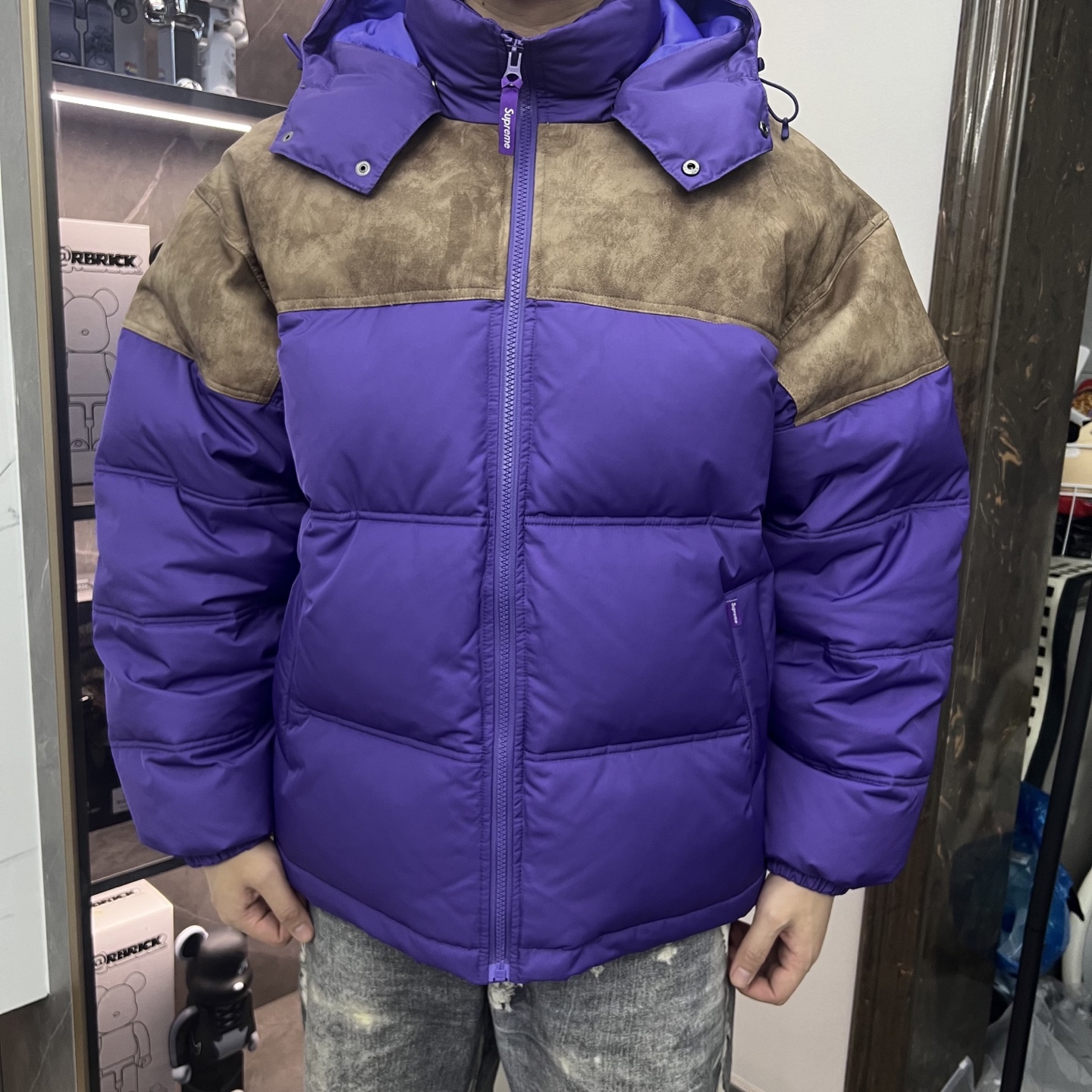 SUPREME スュプリーム レザーヨークパッカージャケット 本革 フード付き 通勤 全1色