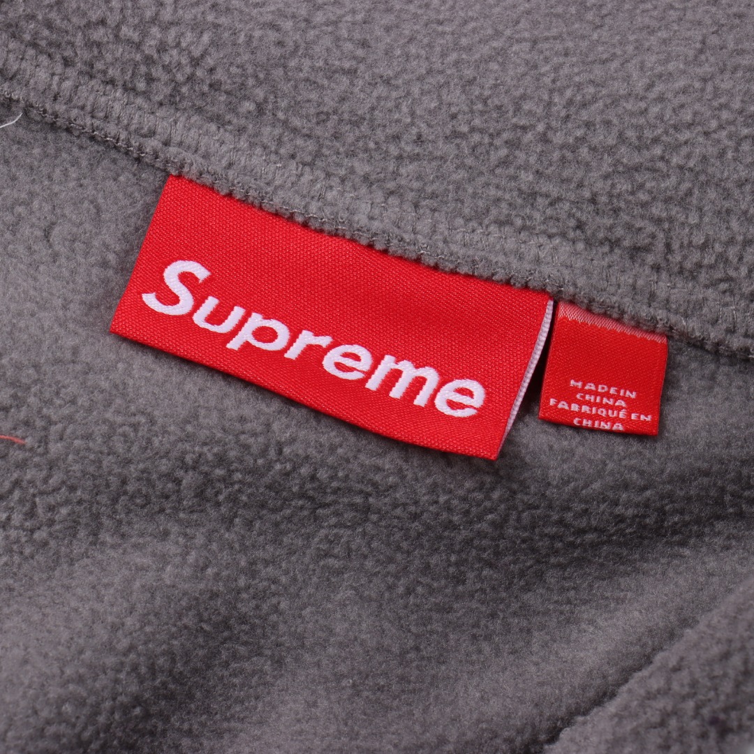 Supreme スプリーム フルジップパーカー ポーラテック ミディアムグレー 全4色 - 画像 6