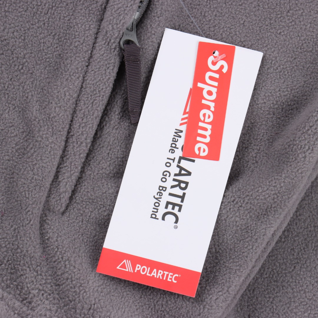 Supreme スプリーム フルジップパーカー ポーラテック ミディアムグレー 全4色 - 画像 7