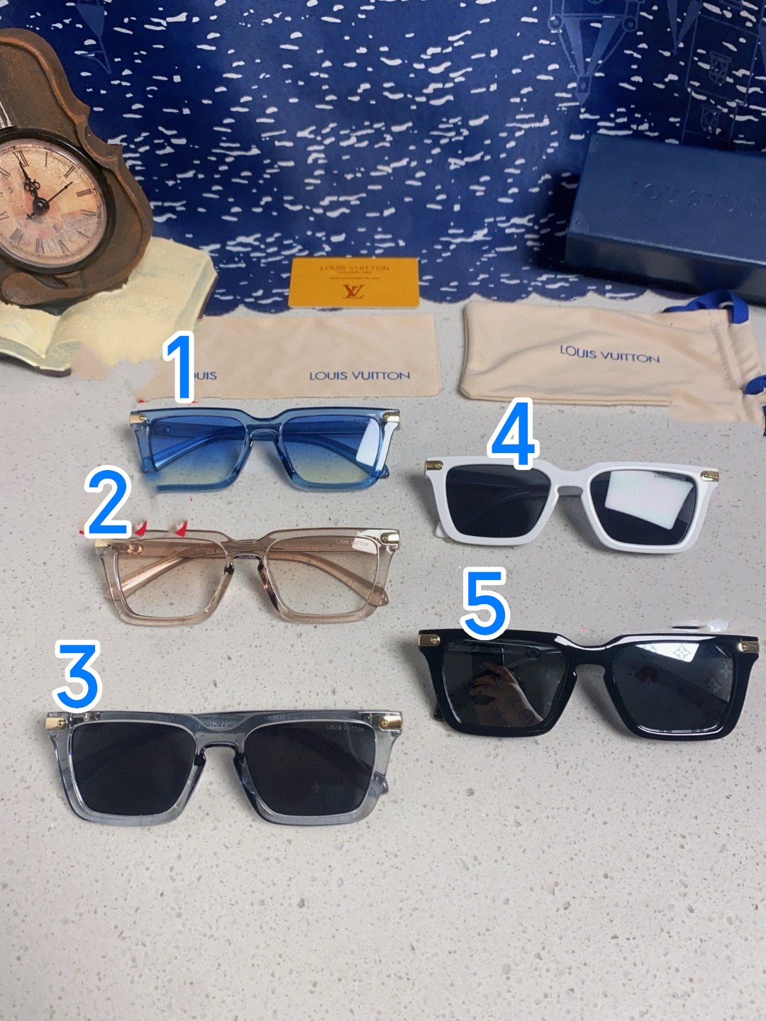 LOUIS VUITTON ルイヴィトン メンズサングラス フレーム対応 耐衝撃 耐刮傷 通勤 多色展開