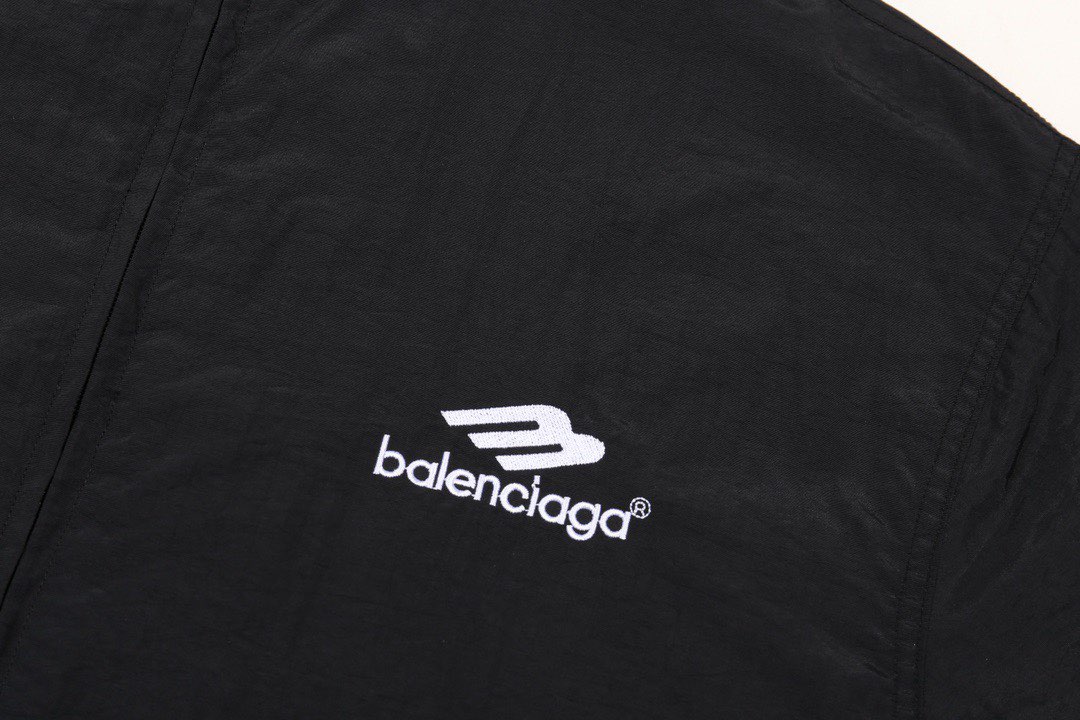 BALENCIAGA バレンシアガ フラップ付きジップアップジャケット ブラック - 画像 6