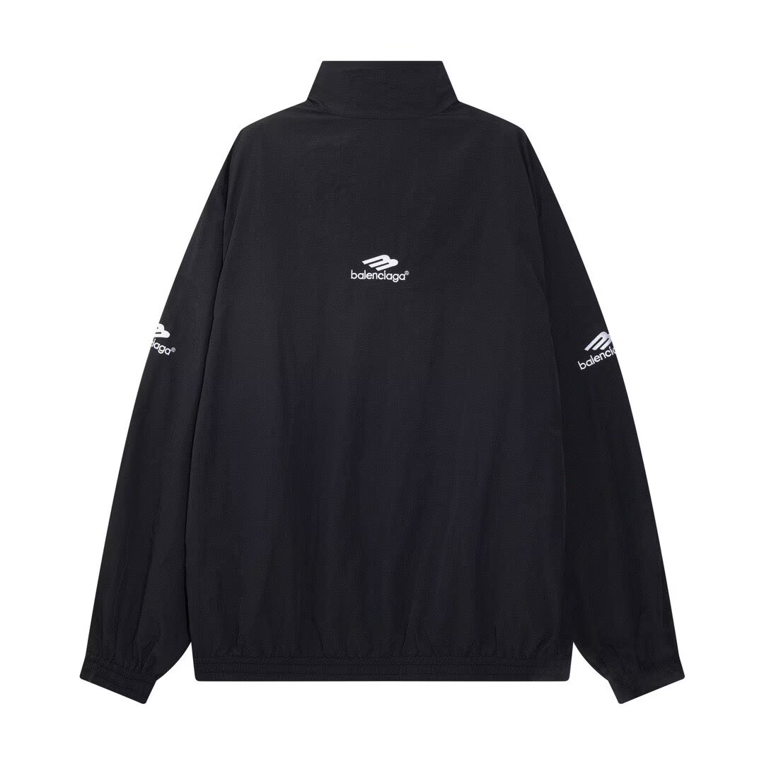 BALENCIAGA バレンシアガ フラップ付きジップアップジャケット ブラック - 画像 2