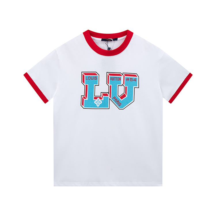Louis Vuitton　LOGOシャツ　ルイ·ヴィトン　半袖シャツ　Ｔシャツ　T-Shirt　クルーネック　ホワイト