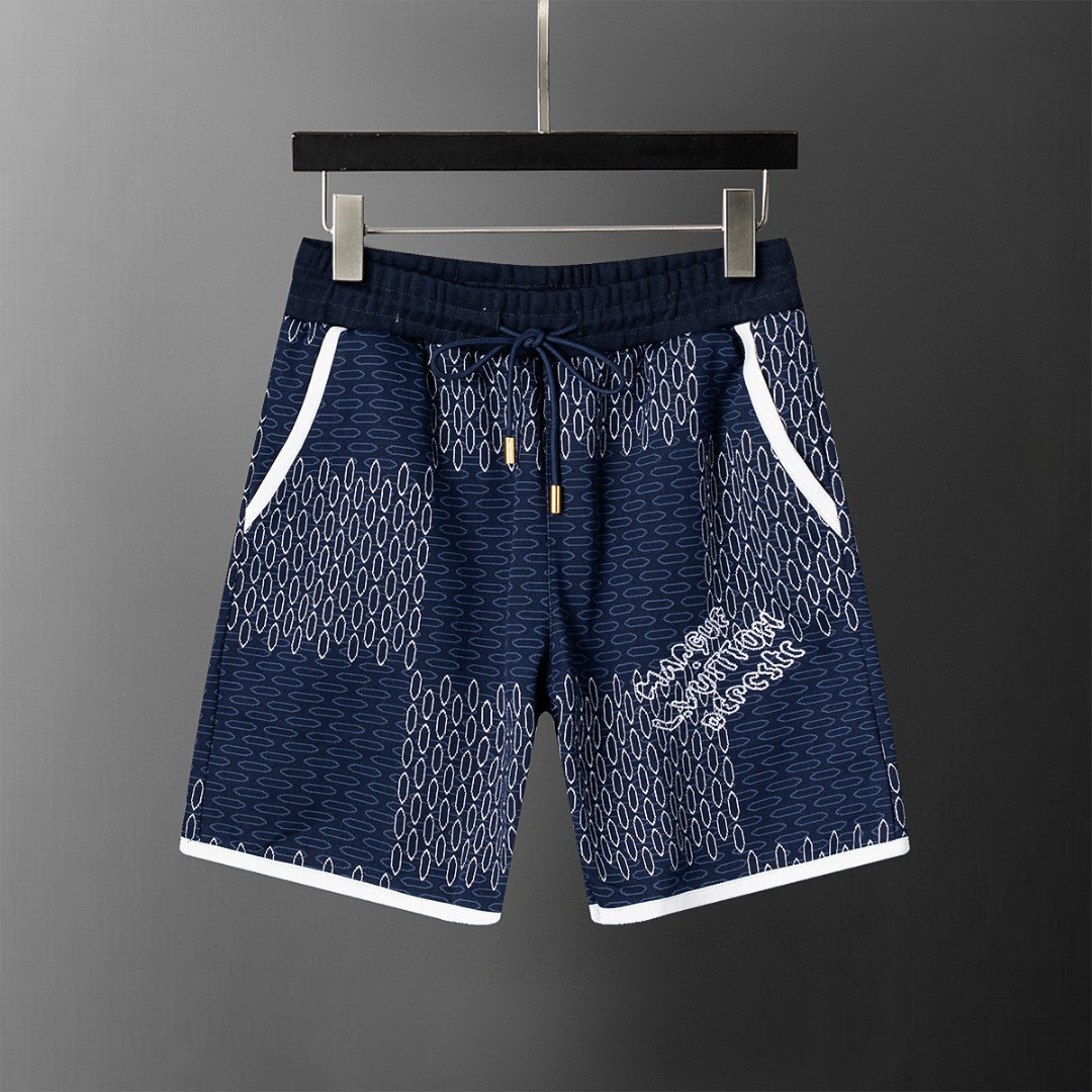 Louis Vuitton上下2点セットアップ　ルイヴィトン　半袖Ｔシャツと半ズボン　LVカジュアルウェア　モノグラム　メンズ　ポロシャツ - 画像 3