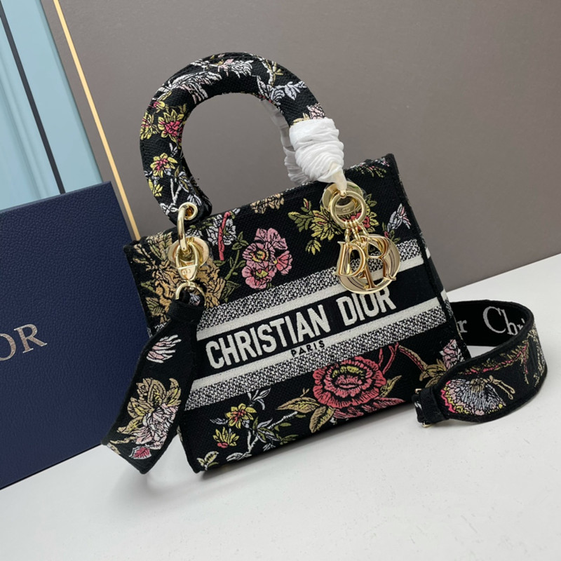ハンドバッグ【お値下げしました】Christian Dior ディオール 刺繍 ハンドバッグ
