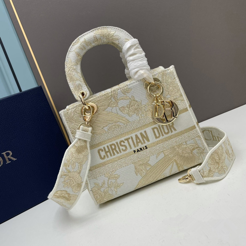 店販用Lady Dior 刺繍 カバン ハンドバッグ