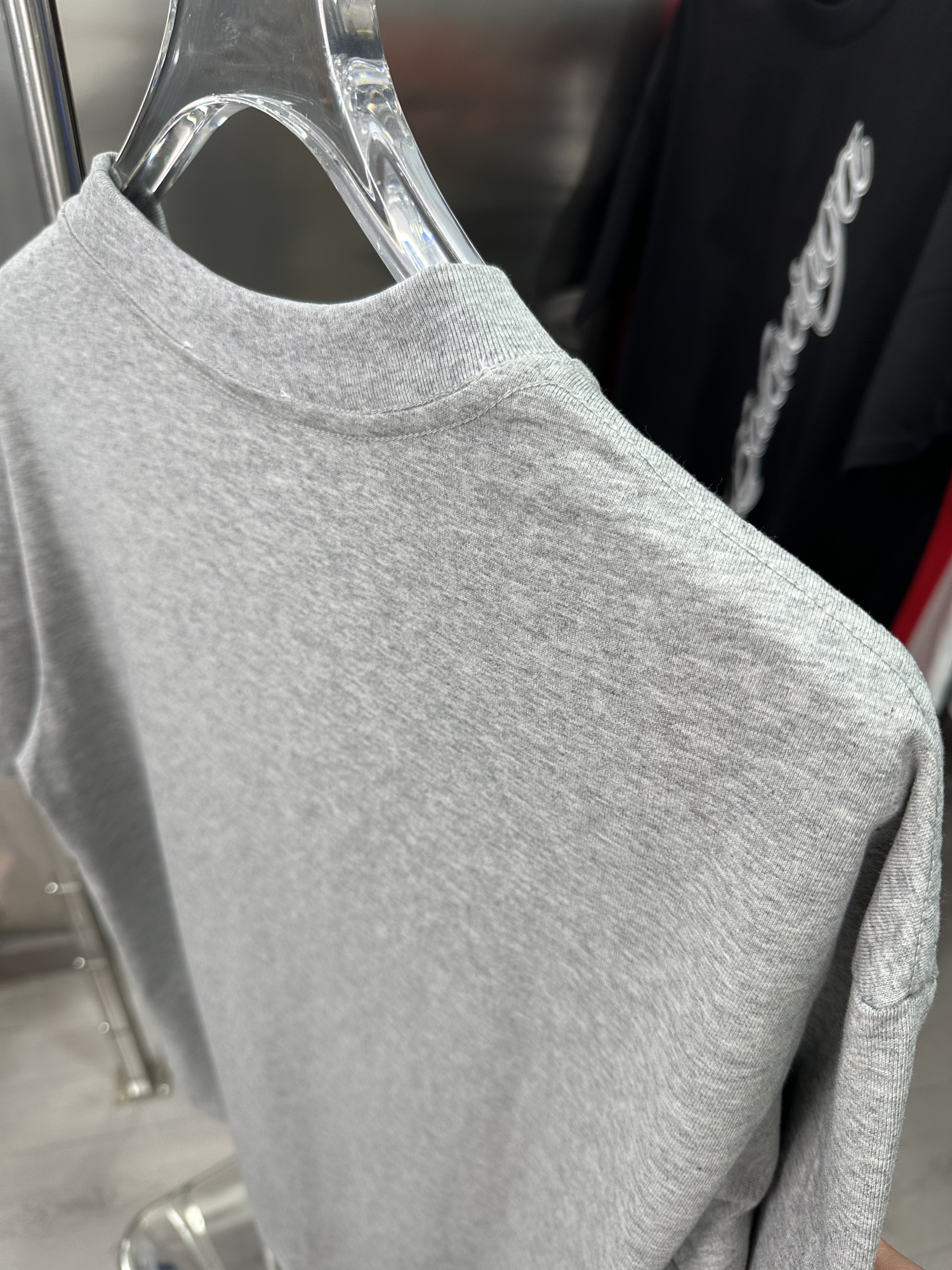 BALENCIAGA　バレンシアガ　Tシャツ　シンプル　刺繍　クルーネックTシャツ　シャツ　半袖Tシャツ　カップルコーデ　Tshirt　男女兼用　M-XXXL - 画像 9