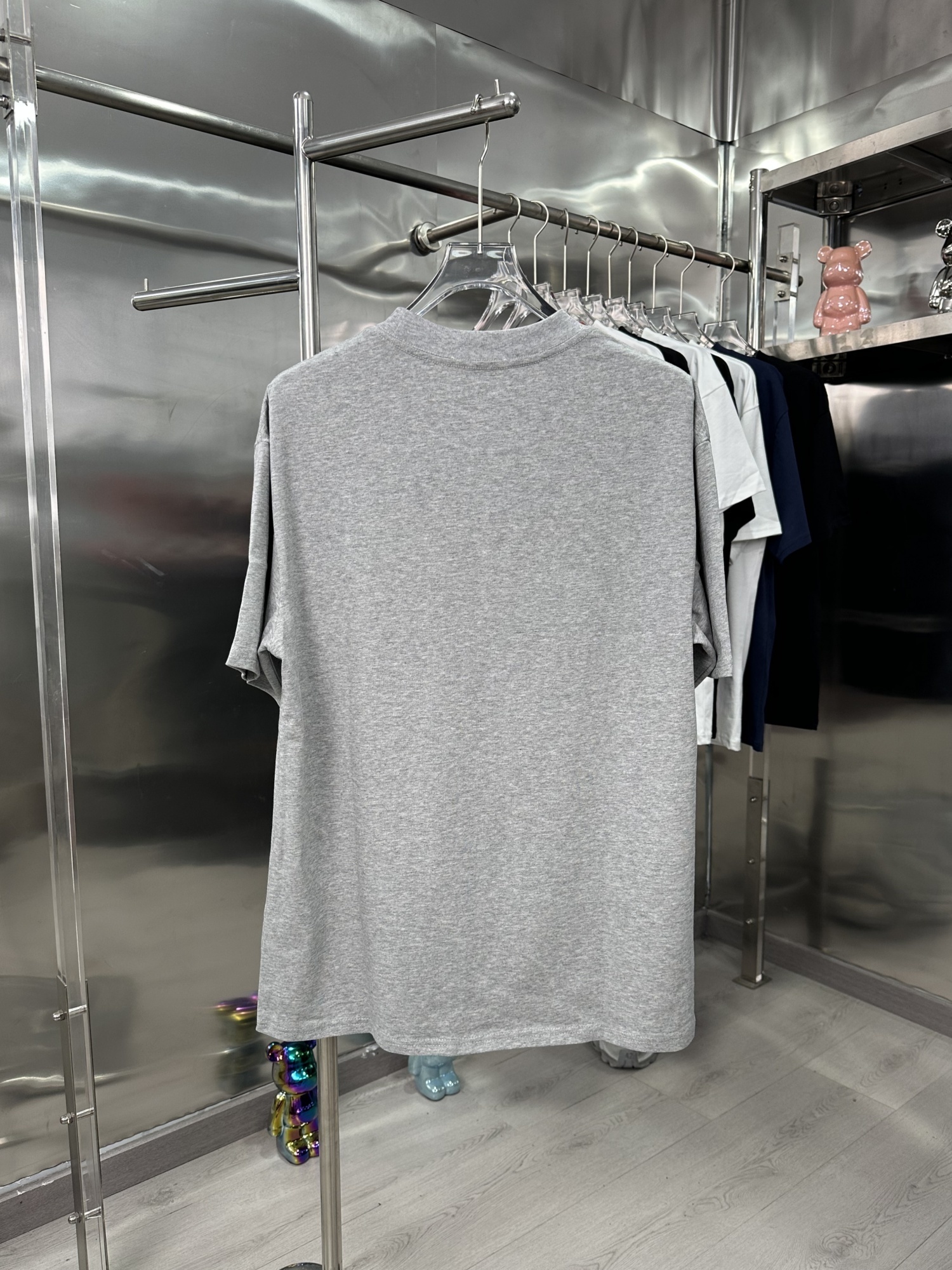 BALENCIAGA　バレンシアガ　Tシャツ　シンプル　刺繍　クルーネックTシャツ　シャツ　半袖Tシャツ　カップルコーデ　Tshirt　男女兼用　M-XXXL - 画像 8