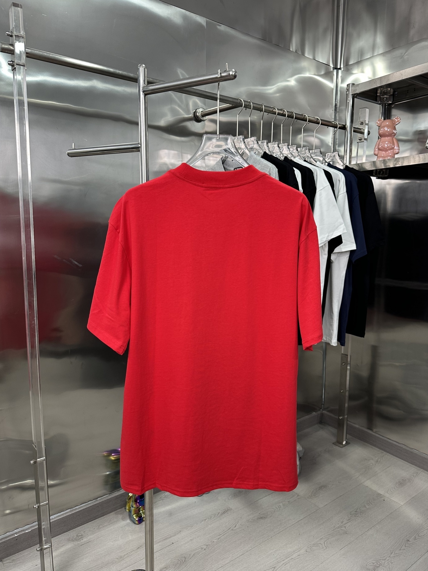 BALENCIAGA バレンシアガ Tシャツ シンプル 刺繍 クルーネックTシャツ シャツ 半袖Tシャツ カップルコーデ Tshirt 男女兼用 M-XXXL - 画像 6